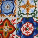 Mediterranean Tile Patchwork - 58" - 100% polyester fleece