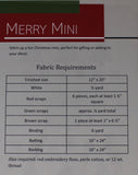 Merry Mini - Wall Hanging Pattern - Devoted Quilter