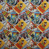Mickey And Minnie Classic Poster Stack - 45" - 100% cotton