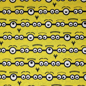 Minions Stripe - 45" - 100% cotton