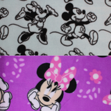 Mickey and Minnie Mouse - 59" - 100% Polyester Fleece