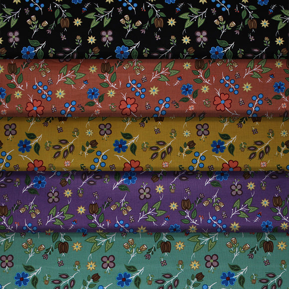 Native Floral 6 - 45'' - 100% cotton