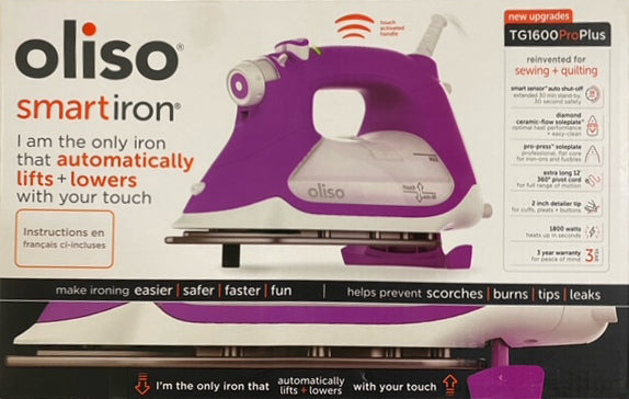 Oliso TG1600 Pro Plus Smart Iron Professional – Len's Mill