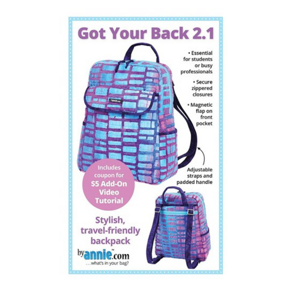 Got Your Back 2.1 - Bag Pattern - by annie