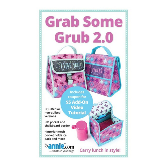Grab Some Grub 2.0 - Bag Pattern - by annie