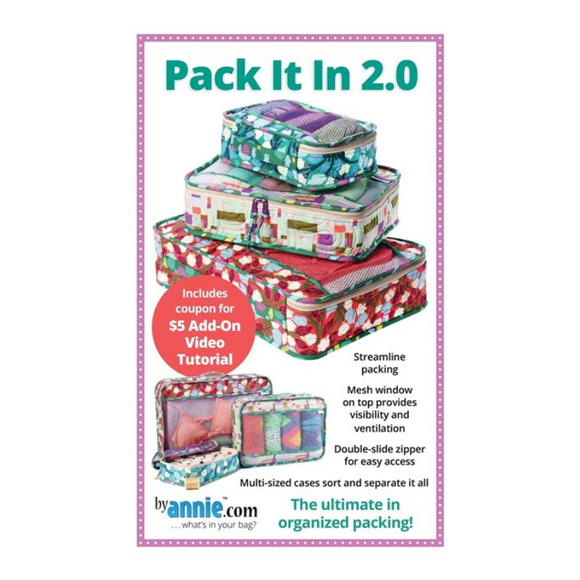 Pack It In 2.0 - Bag Pattern - by annie