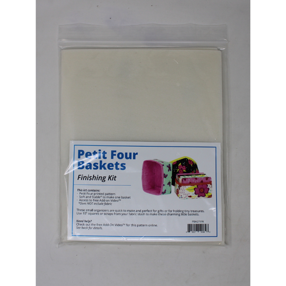 Petit Four Baskets Finishing Kit - Basket Pattern - by annie