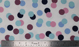 Polka Dots - 45" - 100% cotton flannel