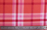 Plaid Fleece Prints - 60" - 100% polyester