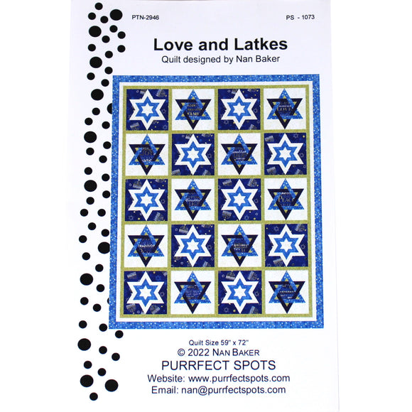 Love and Latkes - Quilting Pattern - Northcott