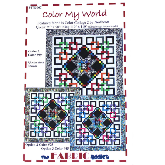 Color My World - Quilting Pattern - Northcott