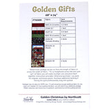 Golden Gifts - Quilting Pattern - Northcott