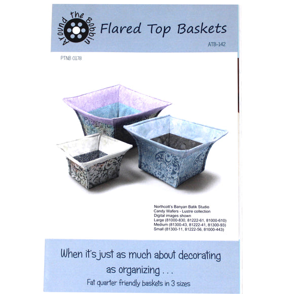 Flared Top Baskets - Quilting Pattern - Northcott