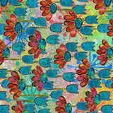 Dragonfly Dance - 44" -  100% cotton