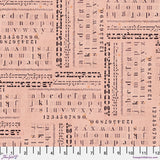 Palette Pink - 44" - 100% cotton - Tim Holtz