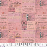 Palette Pink - 44" - 100% cotton - Tim Holtz