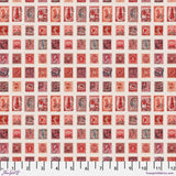 Palette Red - 44" - 100% cotton - Tim Holtz