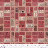 Palette Red - 44" - 100% cotton - Tim Holtz