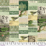 Palette Green - 44" - 100% cotton - Tim Holtz