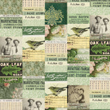 Palette Green - 44" - 100% cotton - Tim Holtz