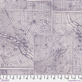 Palette Purple - 44" - 100% cotton - Tim Holtz