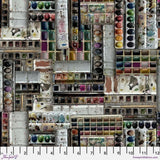 Palette Multi - 44" - 100% cotton - Tim Holtz