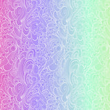 Floral Reef - 44/45" - 100% cotton