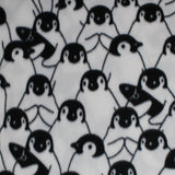 Penguins Allover - 58" - 100% polyester fleece