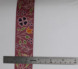 Renata Meconse Collection - 1.5" - Polyester - Floral Satin Ribbon