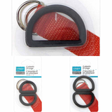 Plastic D Rings - Black - Unique Brand