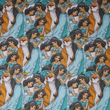 Princess Jasmine and Rajah - 45" - 100% cotton