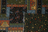 Double Face Quilted Prints - 43" - 100% cotton fabric with polyester batting