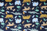 Safari Animals - 45" - 100% cotton flannel