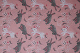 Spring Rabbits - 45" - 100% cotton flannel