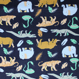 Safari Animals - 45" - 100% cotton flannel