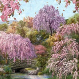 Sakura Blooms - 26" x 44" - 100% cotton