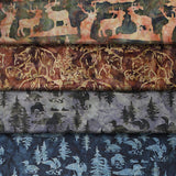 Scenic Settings - 43" - 100% cotton batik