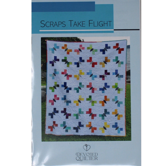 Scraps Take Flight - Quilting Pattern - Devoted Quilter