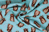 Sitting Bears - 44/45" - 100% Cotton Flannel