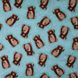Sitting Bears - 44/45" - 100% Cotton Flannel
