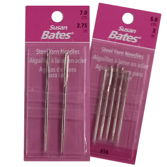 Steel Yarn Needles - 2-5pc - Susan Bates