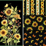 Sunflower Splendor - 45" - 100% cotton