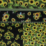 Sunshine & Sunflowers - 44/45" - 100% cotton