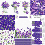 Tulip Garden - 44/45" - 100% cotton