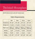Twisted Hourglass - Quilting Pattern - Devoted Quilter