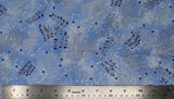 Winter Blue Christmas - 44/45'' - 100% cotton