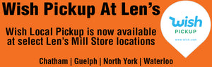 Wish Local Pickup is available at select Len's Mill Store locations.