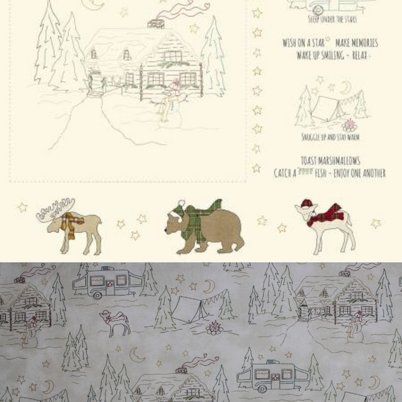 Woodland Getaway - 45'' - 100% cotton