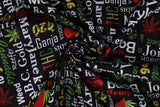 Freddy's Favourites Marijuana Prints - 45" - 100% cotton