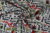 Freddy's Favourites Marijuana Prints - 45" - 100% cotton
